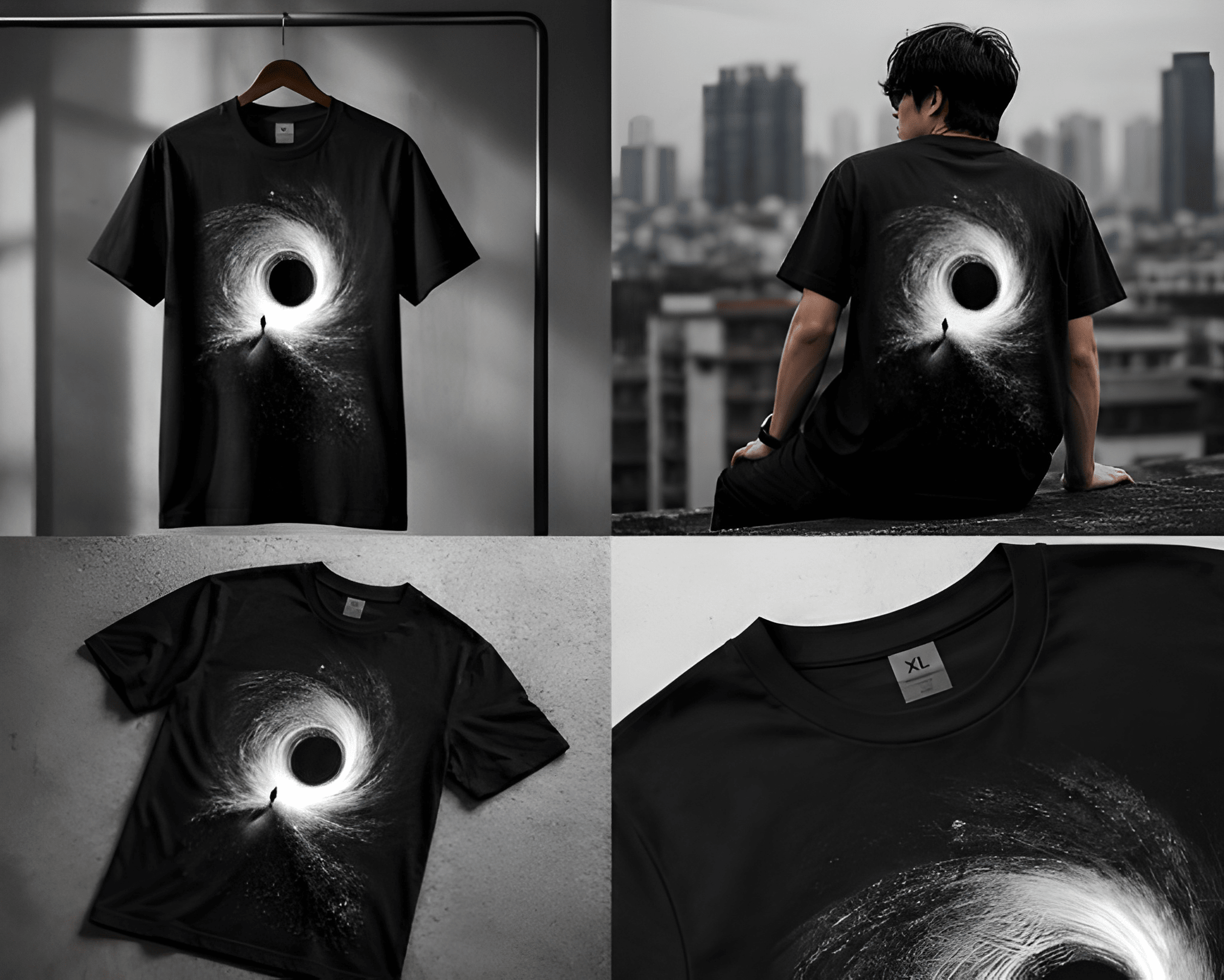 Event Horizon — Cosmic Streetwear T-Shirt