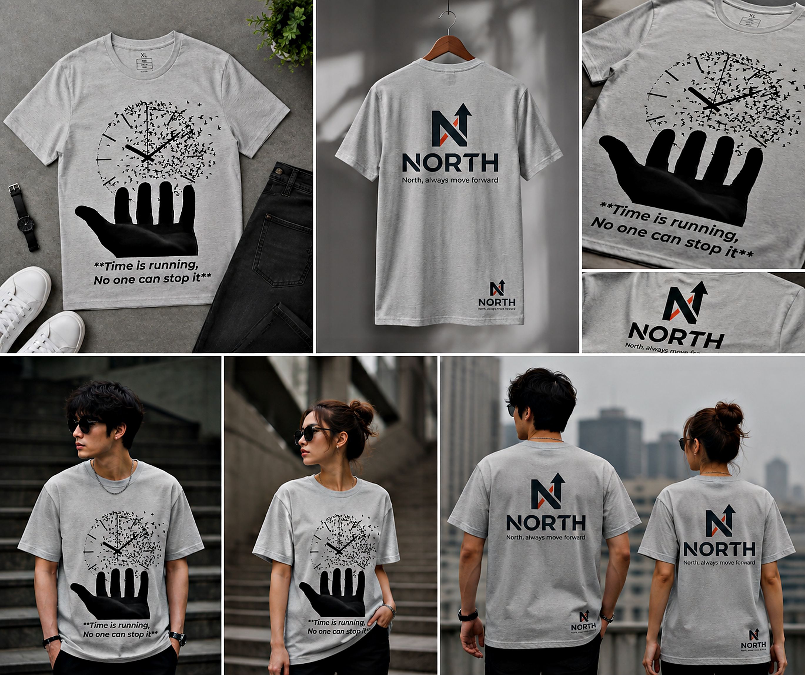 North Time is Running T-Shirt