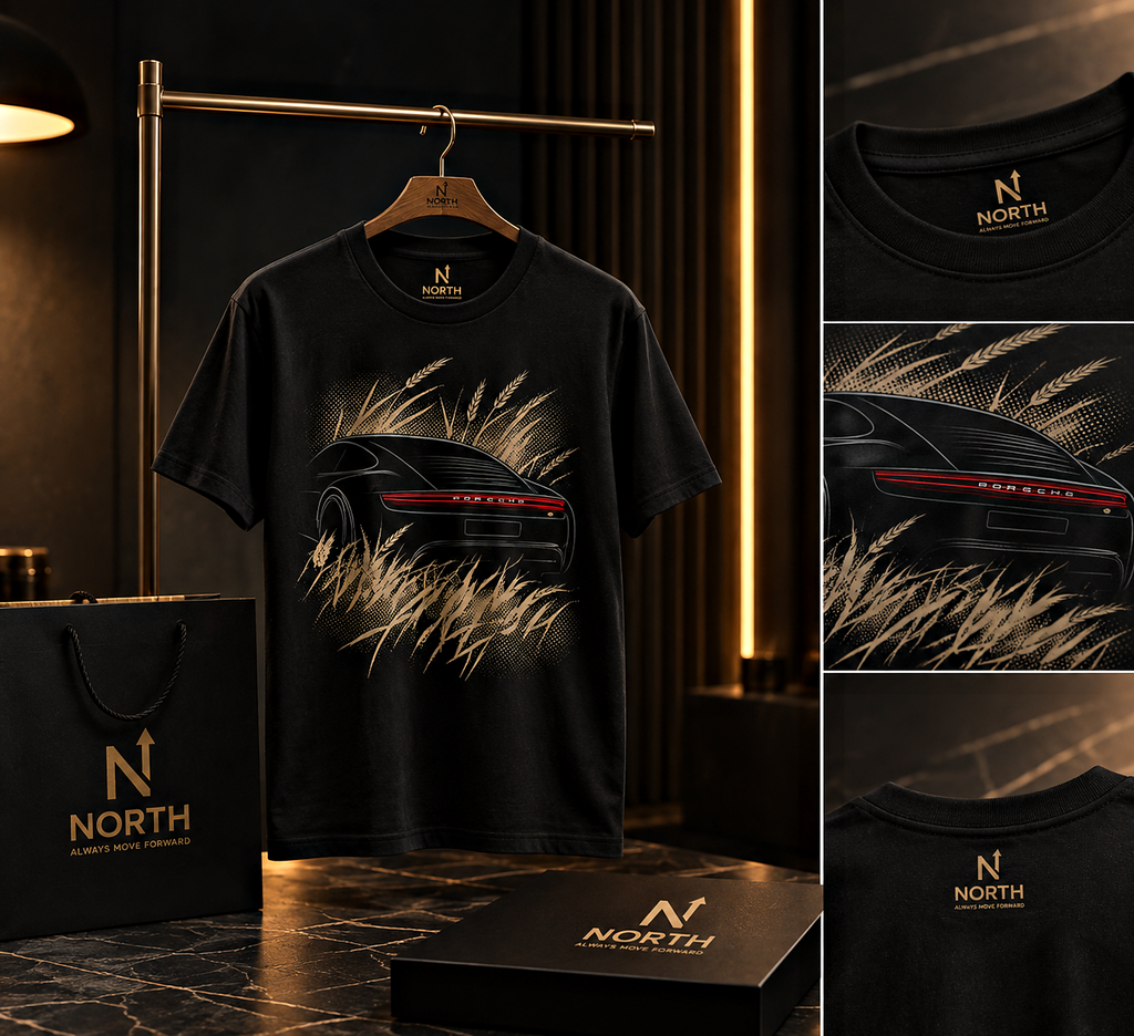 North Porsche Graphic Oversized T-Shirt